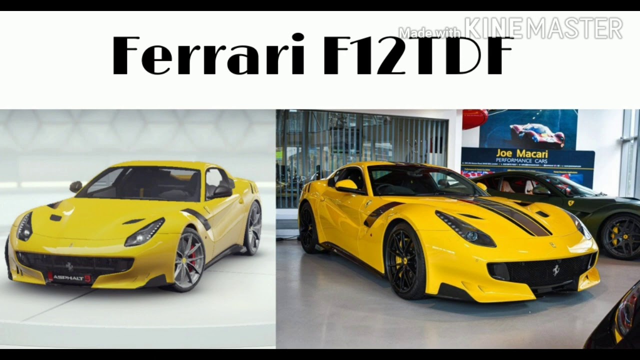 Asphalt 9 Legends (2020) All cars in real life (103 Cars)