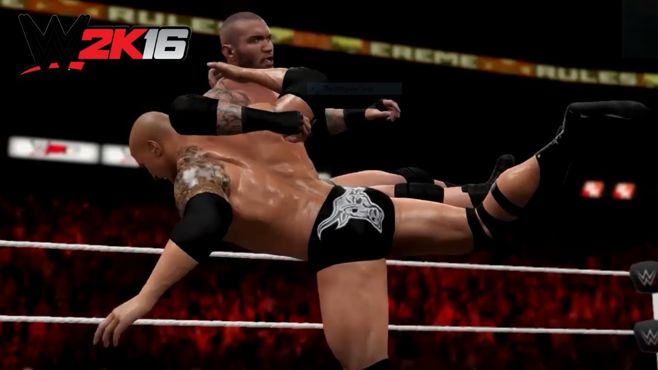 🤪🤫Randy noob | The Rock vs Randy Ortan Last Man Standing W2K16 | First Time Played By Joystick
