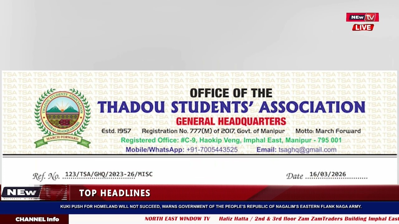 ‎THADOU STUDENTS ASSOCIATION,TSA  NA  LUNGOULEN GUITE NA  ASHANG KASAR GI MATHAKTA THANGATLAKKHIBA