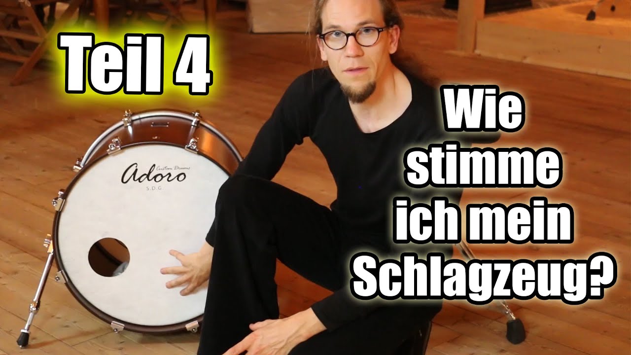 Wie stimme ich mein Schlagzeug? - Teil 4 von 5 - Die Bassdrum