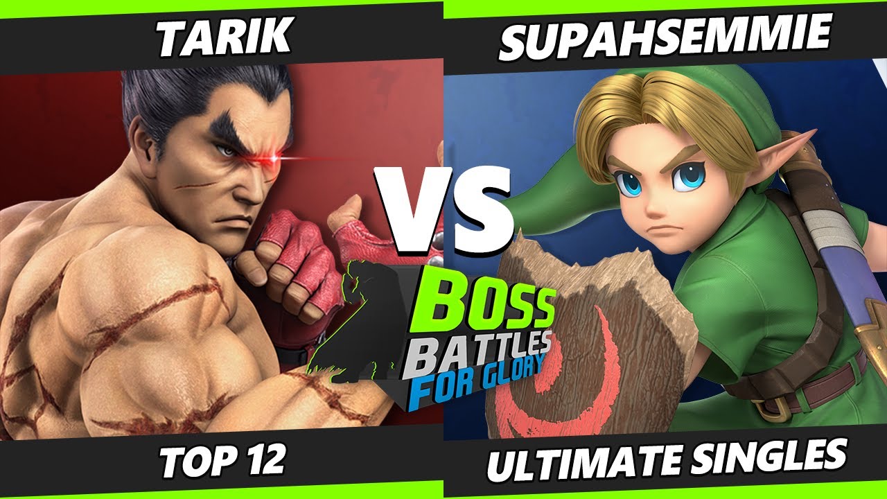 BOSS BATTLES: FG Top 12 - Tarik (Greninja, Kazuya) Vs. Supahsemmie (Young Link) SSBU Ultimate