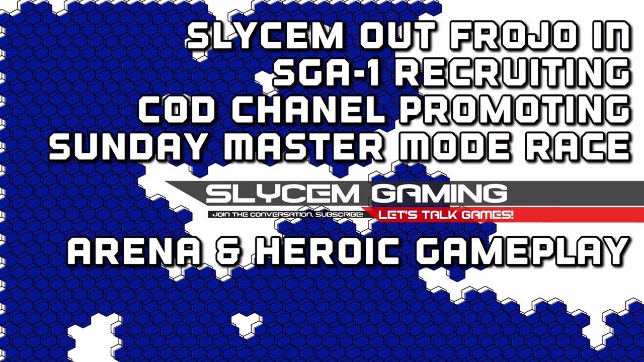 FroJo34 Live | SGA RECRUITING| COD PROMOTING| Sunday Master Mode Race | Slycem Gaming