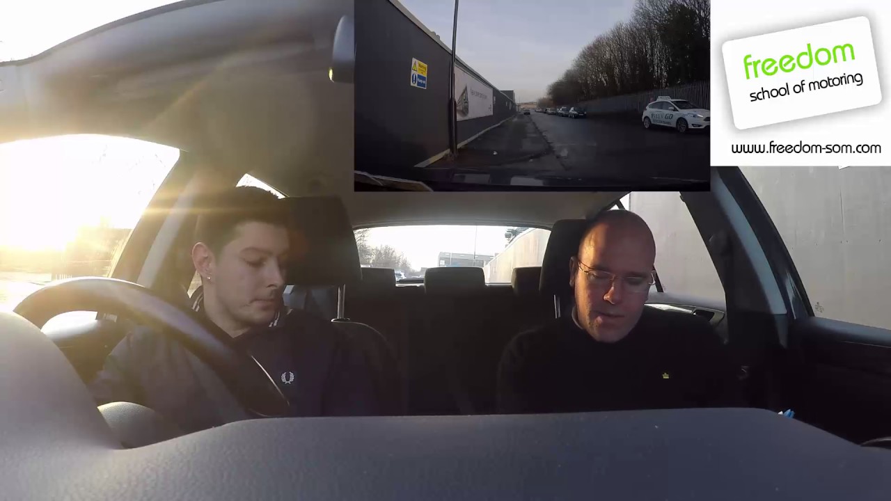 Daniel training for RoSPA Advanced Driving Test with Phil Knight session 1