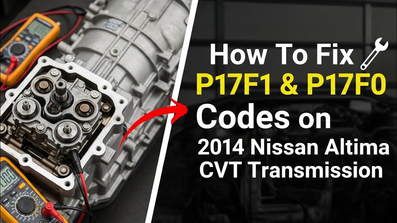 Как устранить ошибки P17F1 и P17F0 на вариаторной трансмиссии Nissan Altima 2014 года выпуска