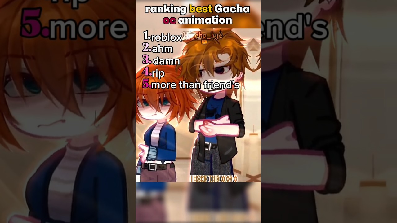 ranking best Gacha oc animation #gacha #animation #ranking