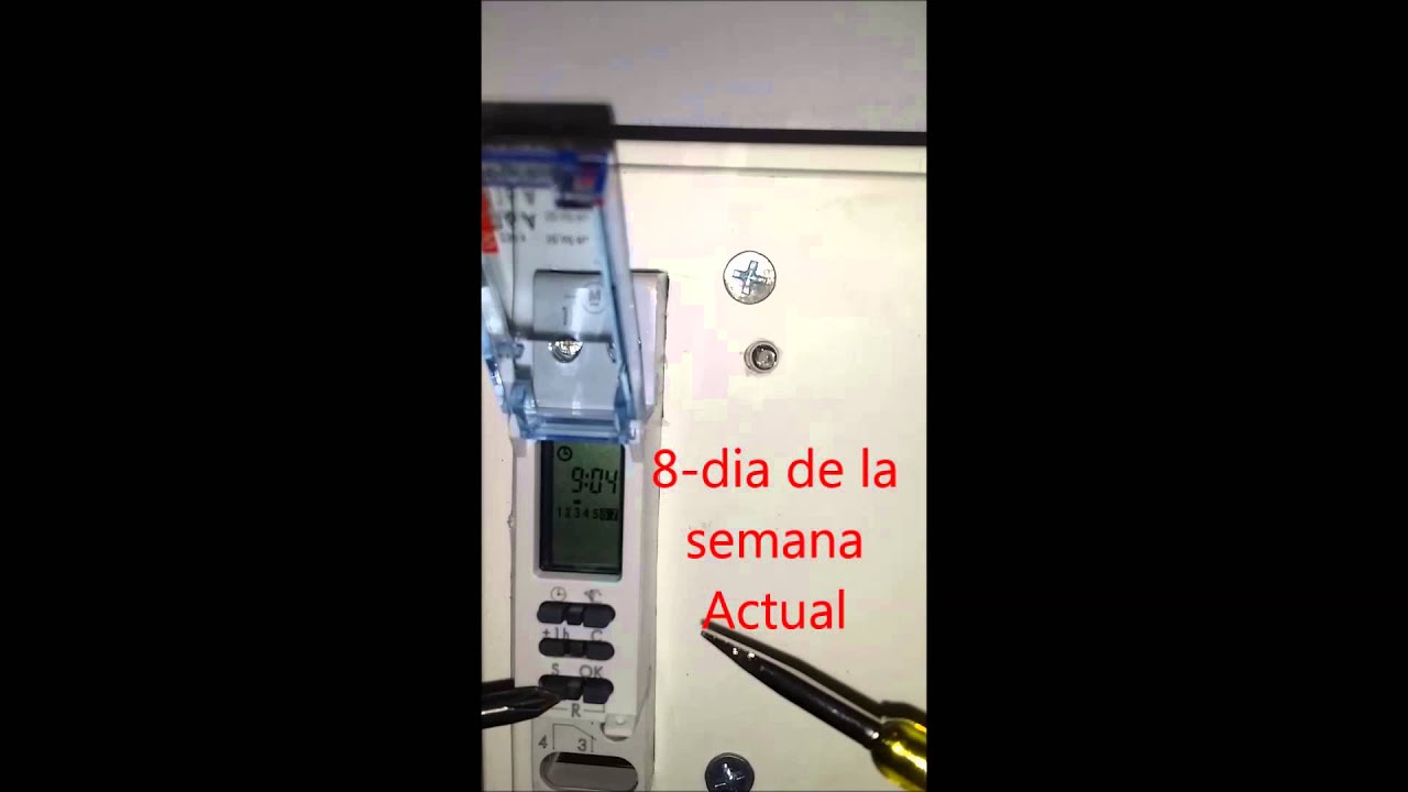 reloj control legrand/micro controlador