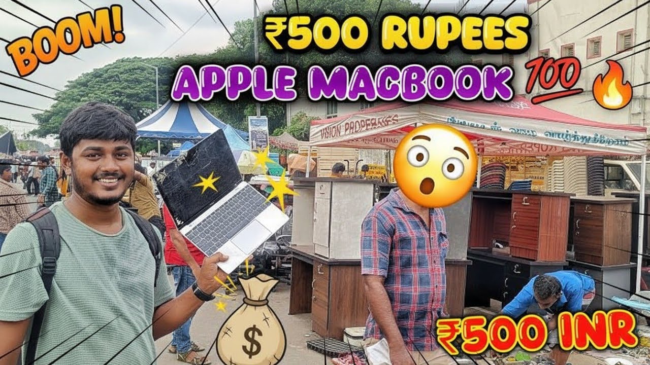 ₹500 Rupees Macbook Pallavaram Santhai 🔥💥 || Friday Market Today