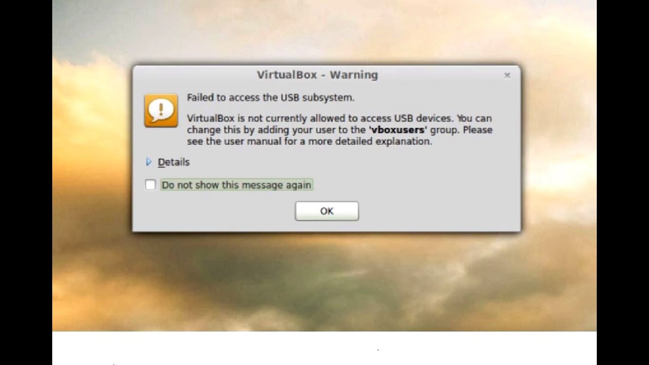 Add User to Vboxusers Group in Linux Mint to access USB devices - Franks Helpdesk