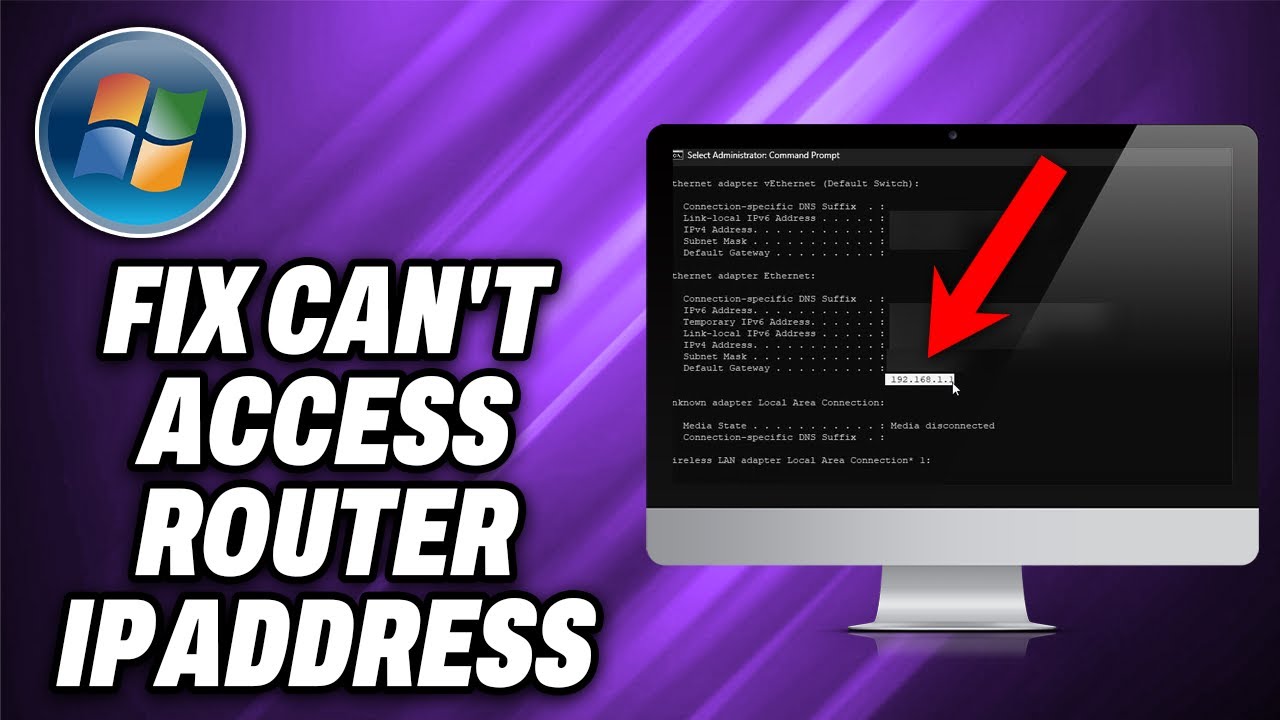 How To Fix Can't access router ip address Web interfaces 192.168.1.1 on Windows 10/11 - Quick Help