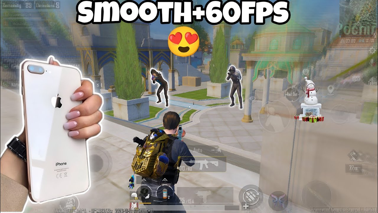 Iphone 8Plus😍 Stable 60Fps In 2026 No Lag 100%  Livik Gameplay 🔥|| iphone 8plus pubg test 2026