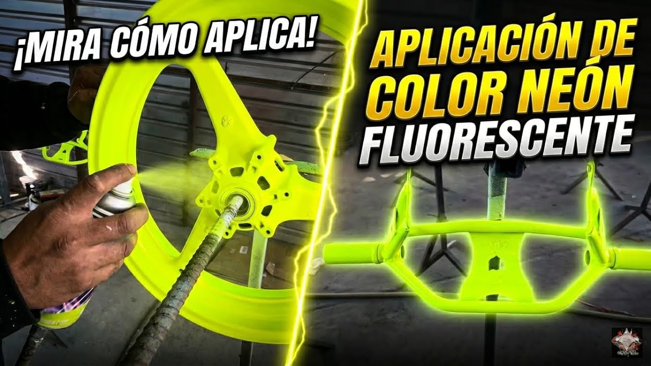 Простой способ нанесения неонового (флуоресцентного) цвета