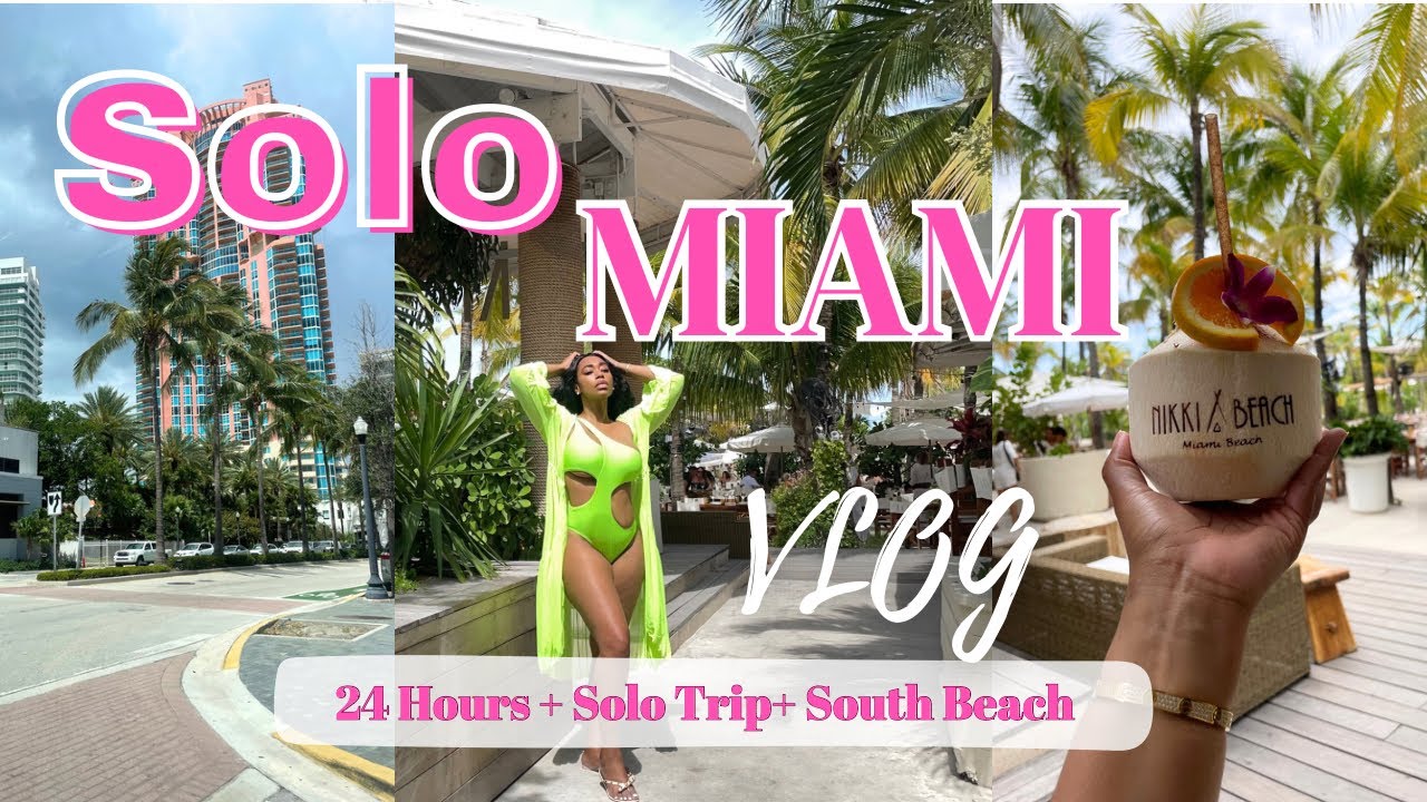 SOLO TRIP TO MIAMI +Meeting New People+Good Eats | ChimereNicoleTV