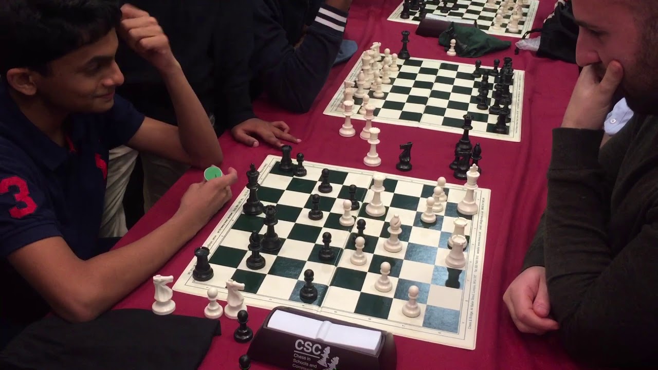 Isle Of Man 2018 - bullet IM Lawrence Trent - GM Nihal Sarin, 0-1