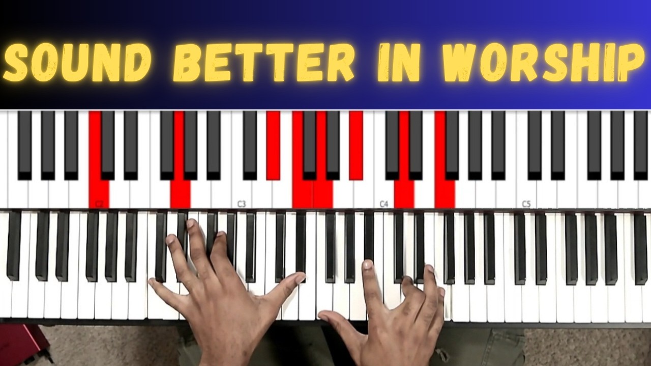 How to Play “What a Beautiful Name It Is” on Piano | Worship Passing Chords