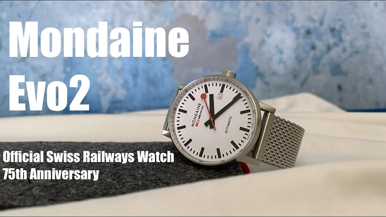 Mondaine EVO2 | The Swiss Railways Watch 75th Anniversary Edition