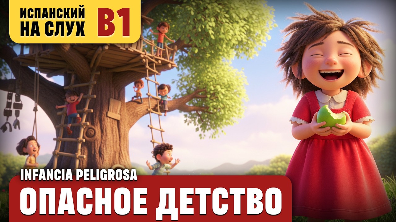 Опасное детство. Весёлый рассказ (уровень B1). Испанский на слух.