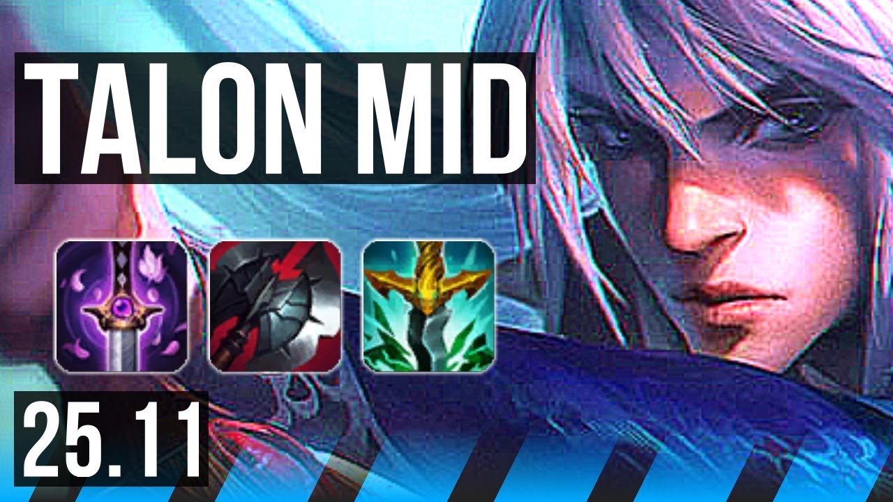 TALON vs AKALI (MID) | 10/2/9, Legendary | KR Grandmaster | 25.11