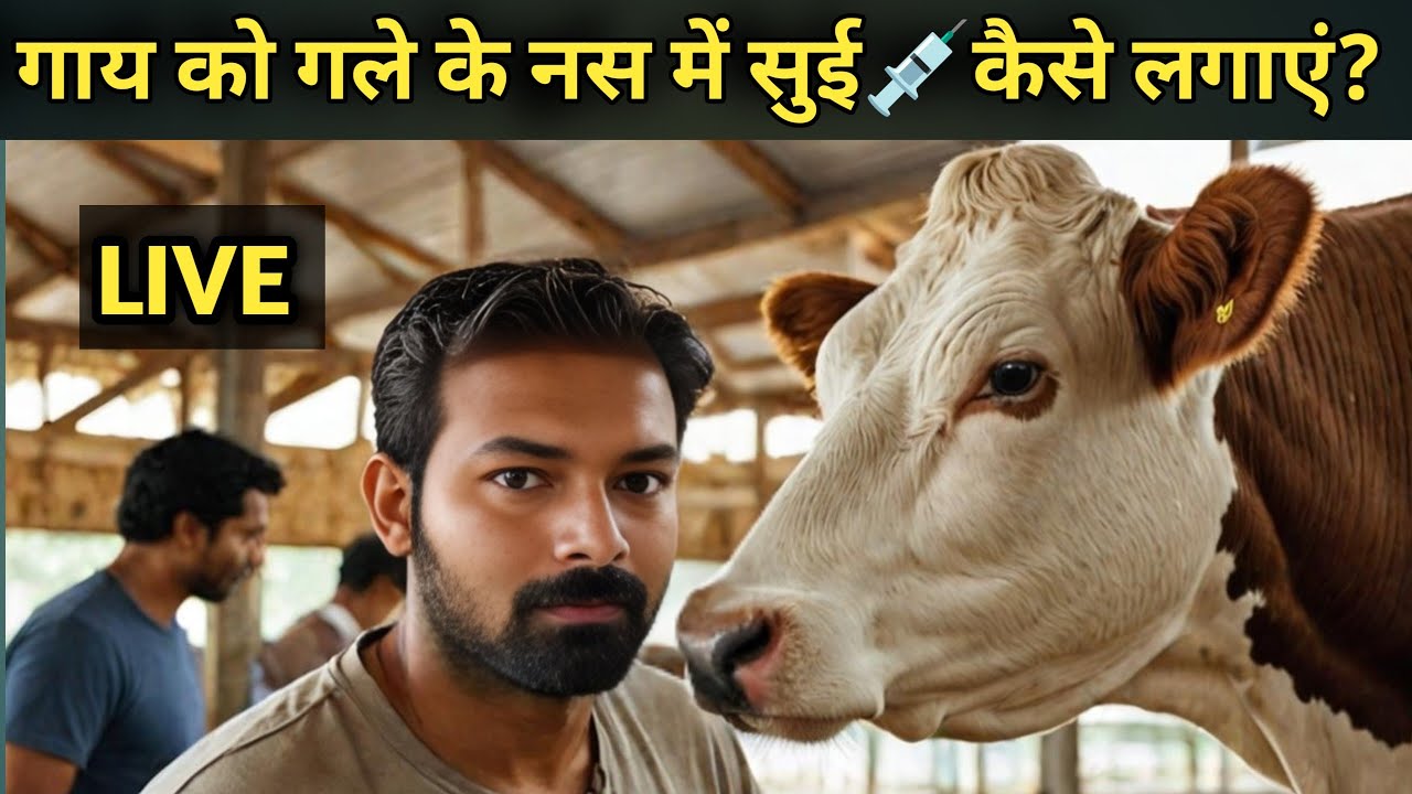 Giving IV Injections to Cows Made EASY? LIVE  #cow #animals