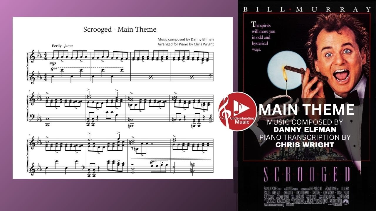 Scrooged - Main Theme - Piano Transcription