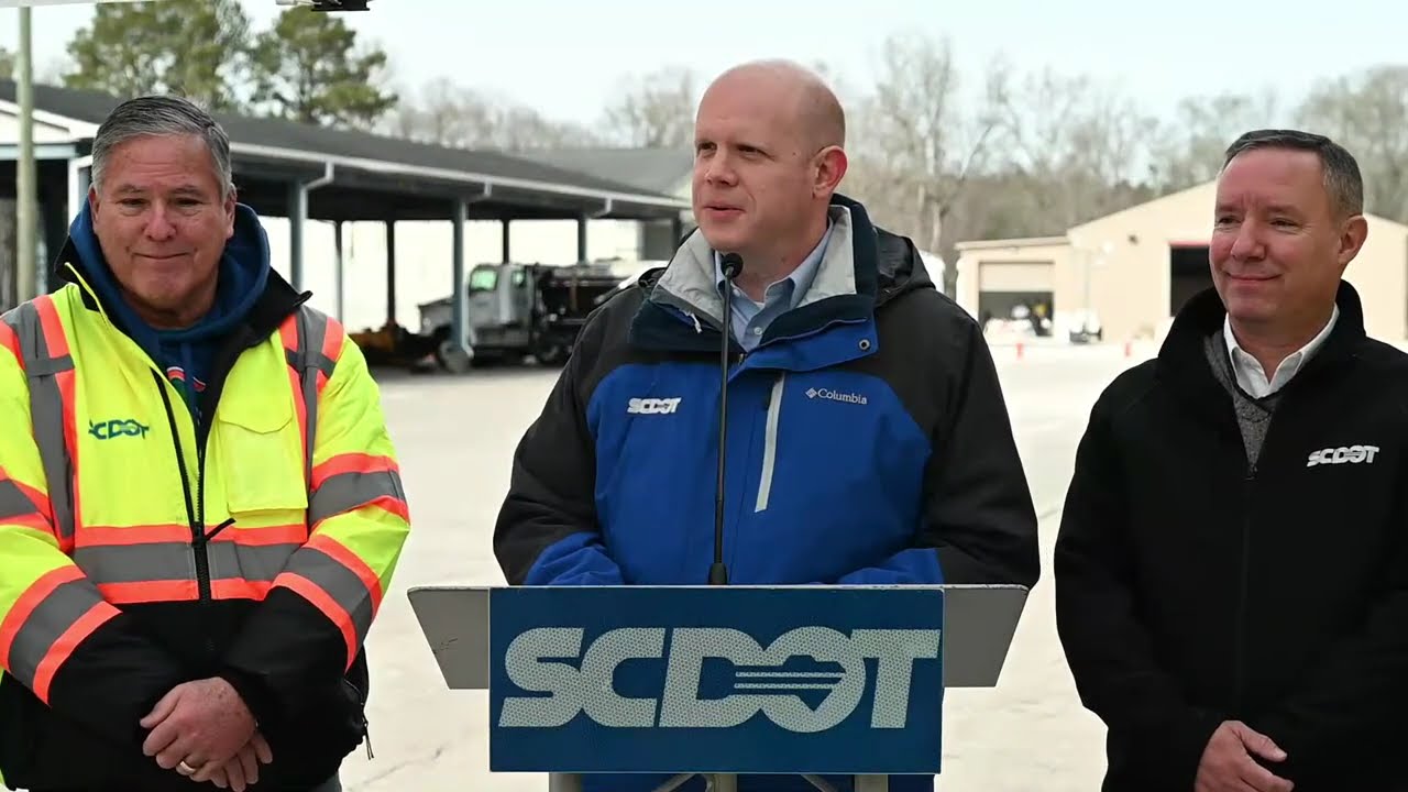 SCDOT Media Availability - Winter Storm Gianna