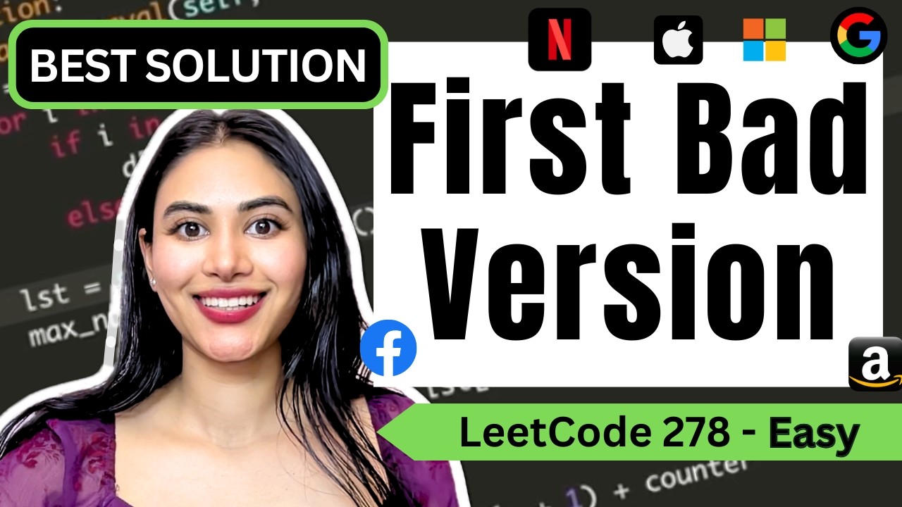 Первая неудачная версия #leetcode #binarysearch