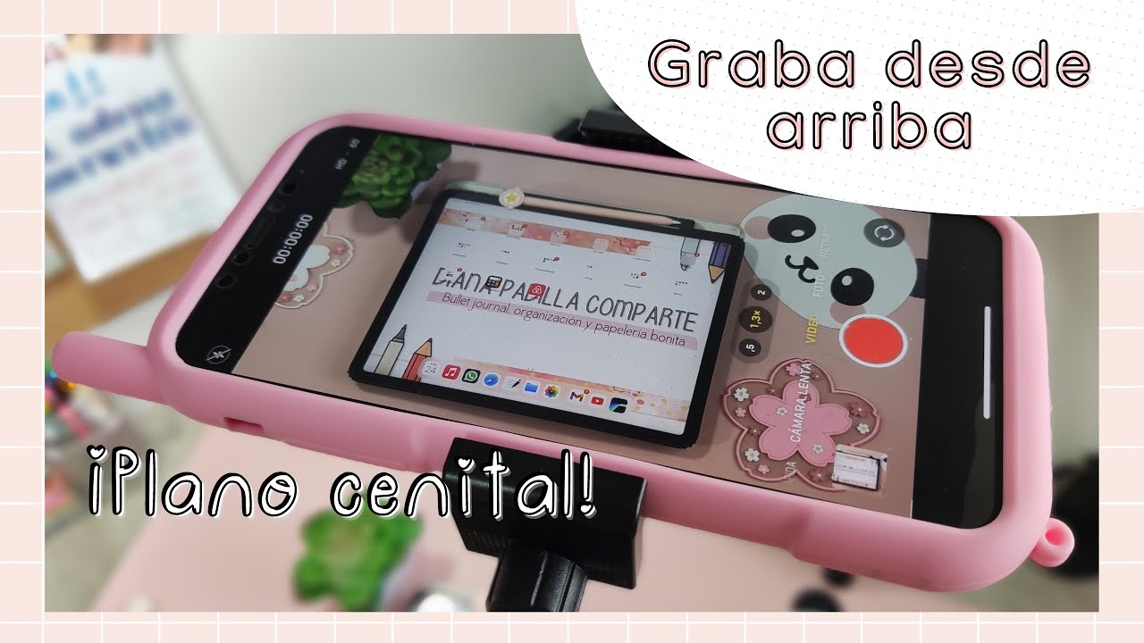 🎬🔴 Cómo GRABAR el escritorio en PLANO CENITAL ✅🎥para grabar videos DESDE ARRIBA toma CENITAL 😃😎