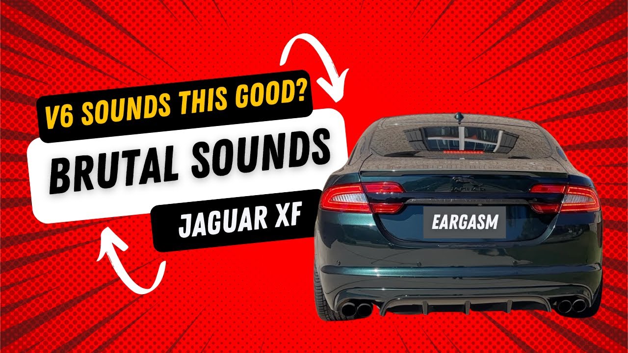 Jaguar XF 3.0 V6 Exhaust - BRUTAL ACCELERATION SOUND