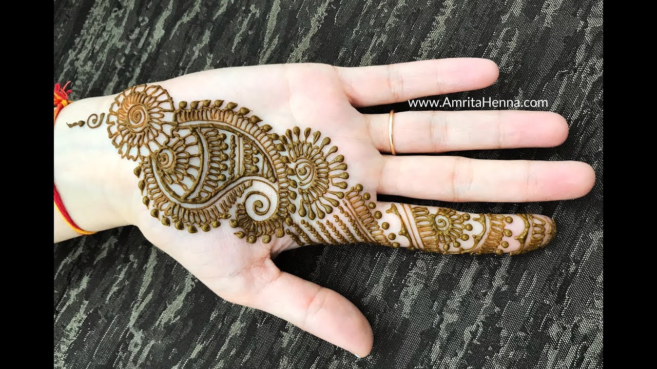 सुंदर मारवाड़ी मेहंदी बेल डिज़ाइन | RAJASTHANI EASY SIMPLE MEHNDI HENNA FOR PALMS