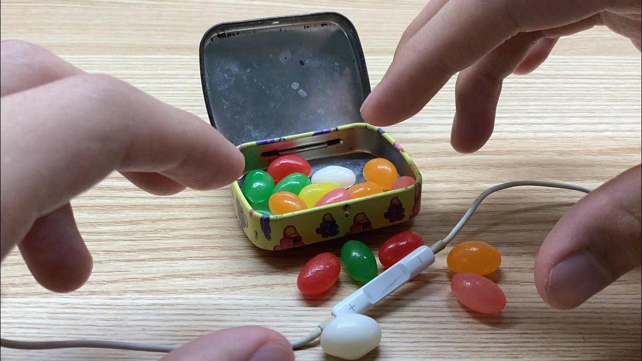 EarPhone Mic ASMR with Jelly Beans (again)