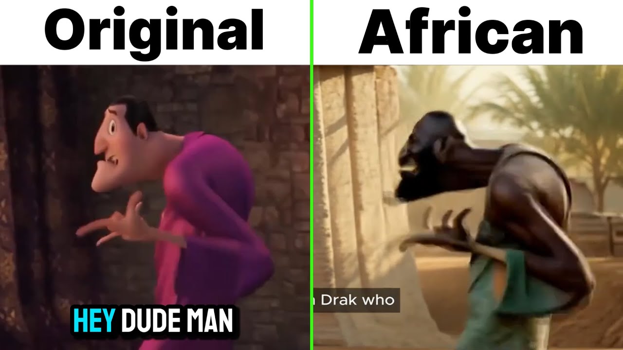 Hey Dude Man I&rsquo;m a Dude Man Original vs African | Side by Side Comparison