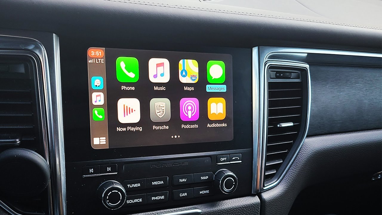 Wireless CarPlay and AndroidAuto in Porsche Macan 2017-2018 (supports touch screen)