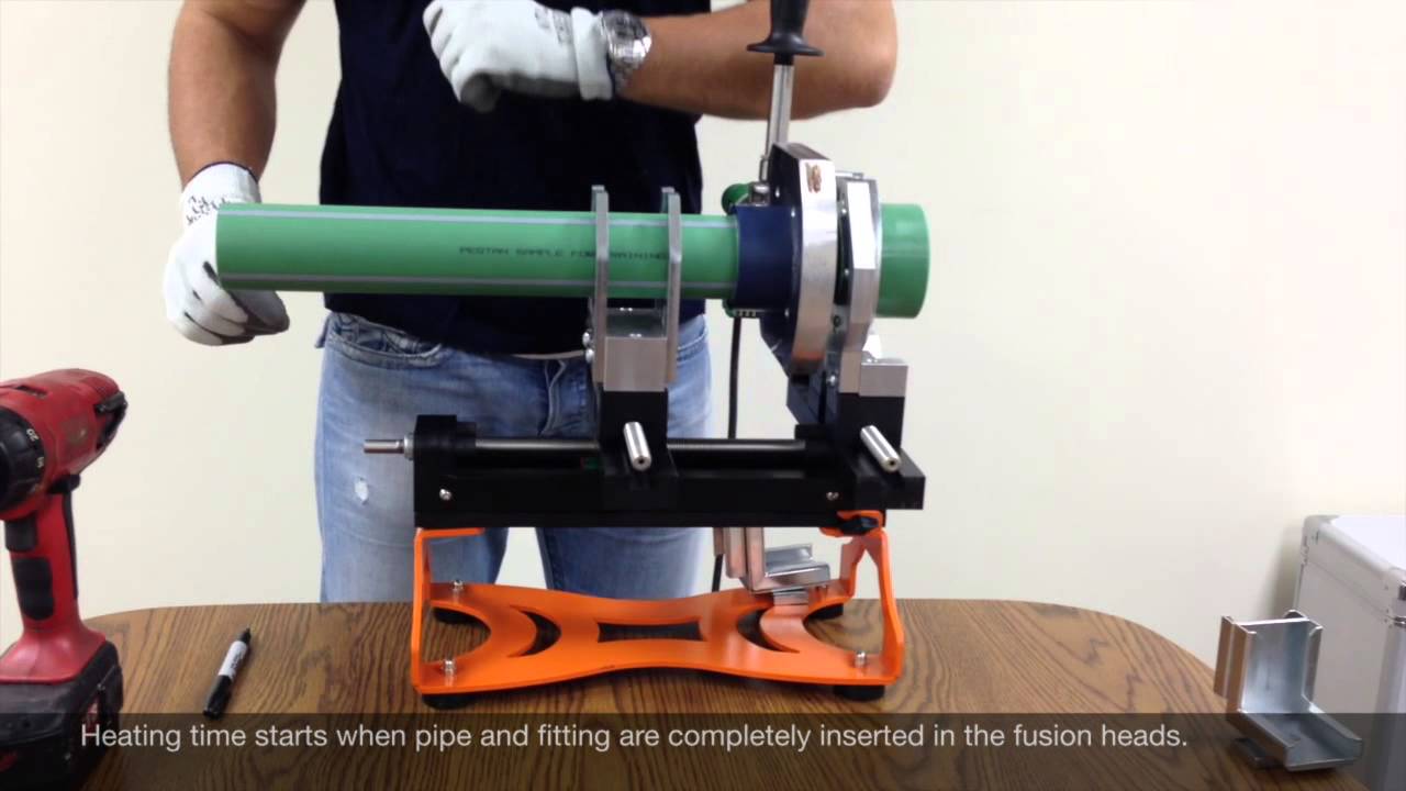Jig Assisted Socket Fusion with Pestan PP-RCT pipe and fitting