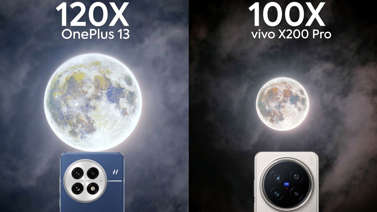 Сравнение тестов OnePlus 13 и Vivo X200 Pro Live Zoom