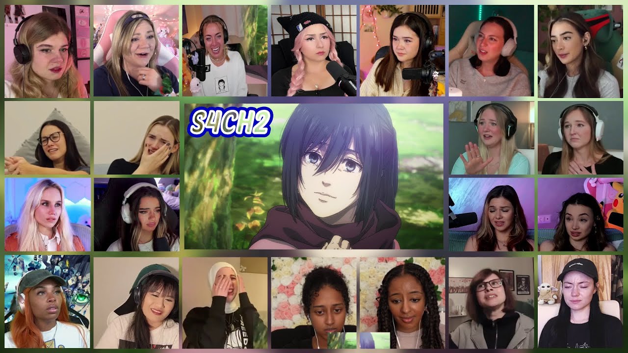 Attack on Titan Season 4 Final Chapter 2 Girls Reaction Mashup |  進撃の巨人  [FINALE]