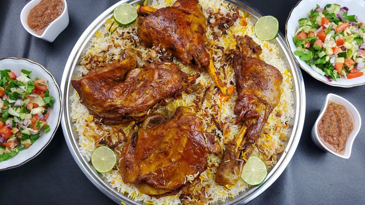 طبخ المفطح على اصوله وطريقه يجعل اللحم رطب ويذوب مثل الزبده  Easy roasted lamb Fall off the bon