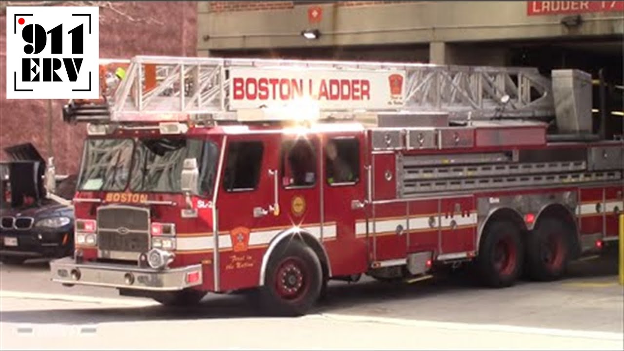 Boston Fire Ladder 17 Spare Responding