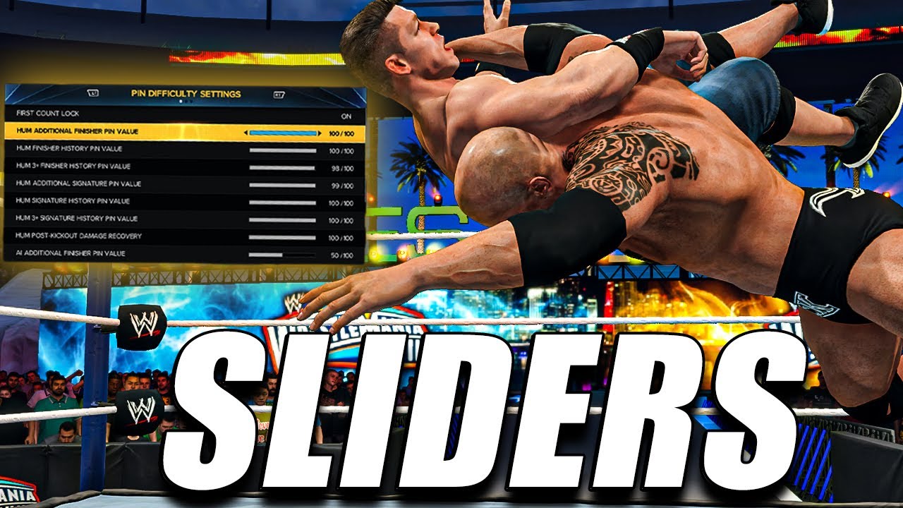 Новые настройки ползунков в WWE 2K23, которые вам нужно знать (полное руководство)