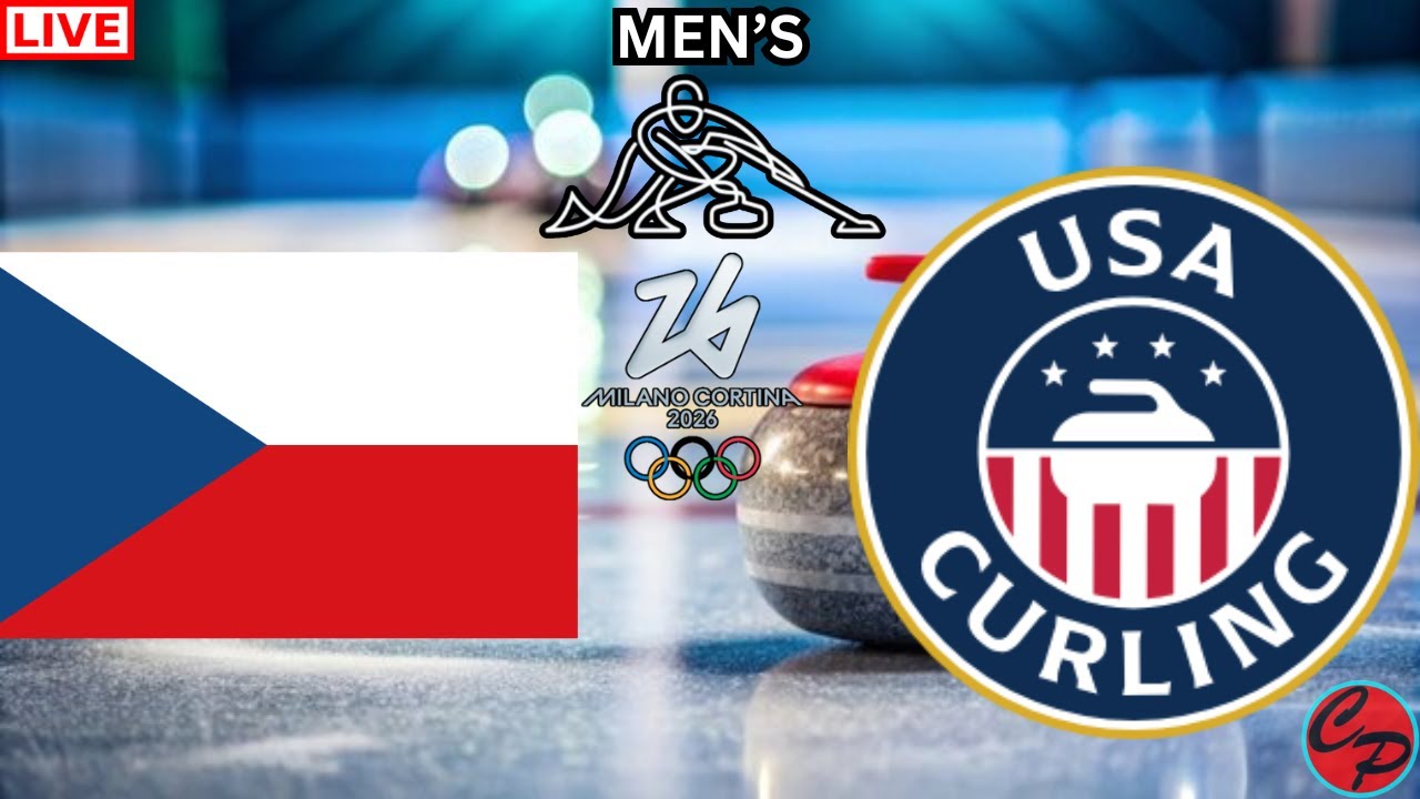 CZECHIA vs USA WINTER OLYMPICS CURLING MEN'S ROUND ROBIN GAME 1 LIVE GAME CAST & CHAT