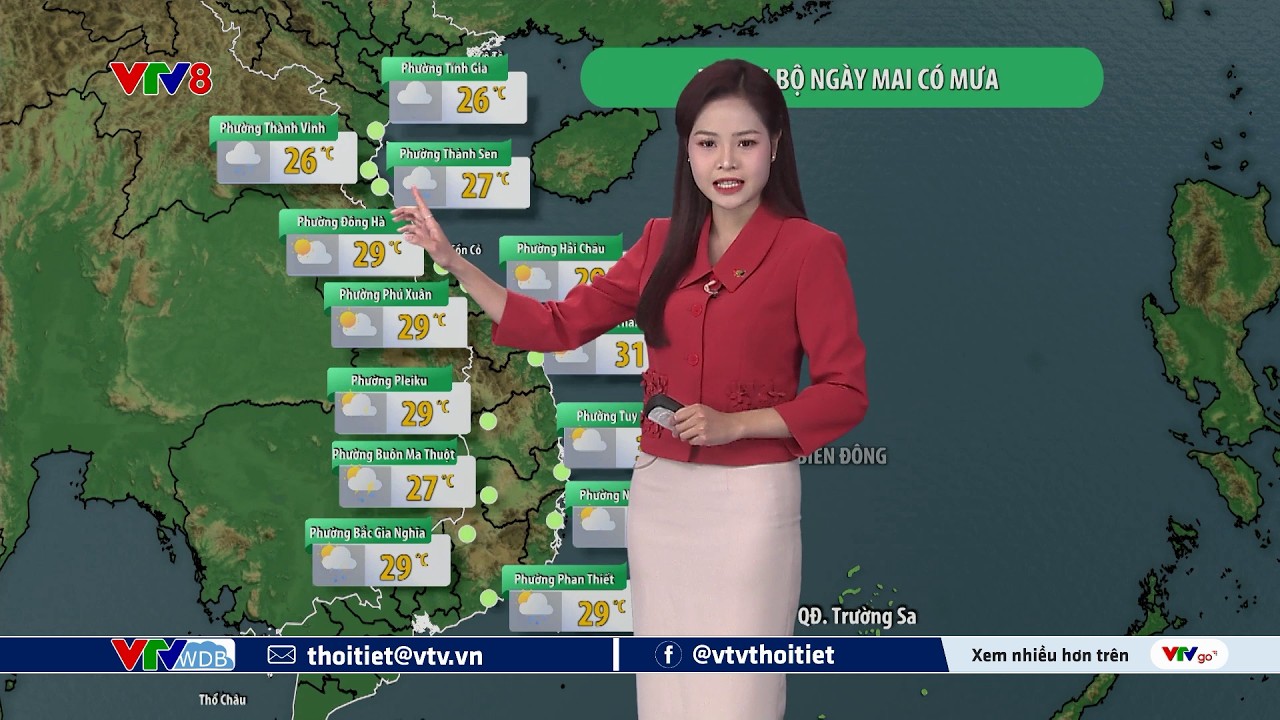 Dự báo thời tiết du lịch 7 ngày tới từ ngày 26/02 đến ngày 04/03/2026 | VTVWDB