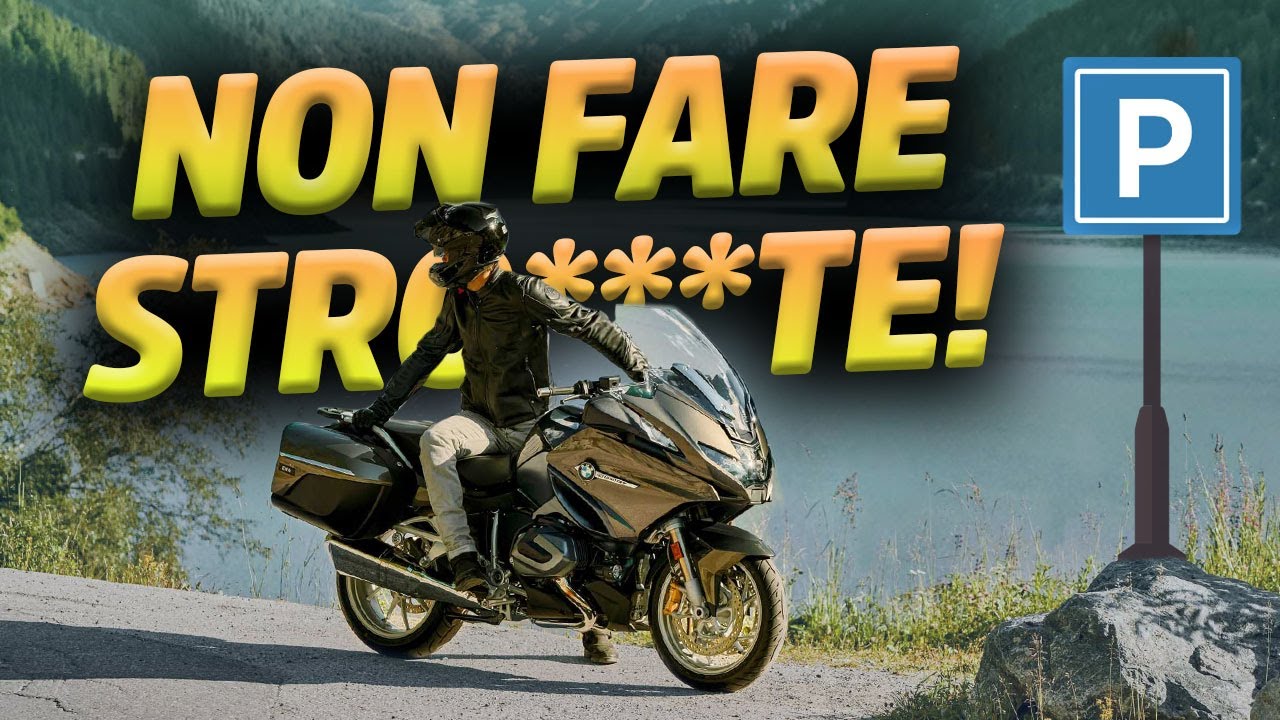 COME PARCHEGGIARE CORRETTAMENTE LA MOTO! 🏍️👌 (SEI SICURO DI SAPERLO FARE?)