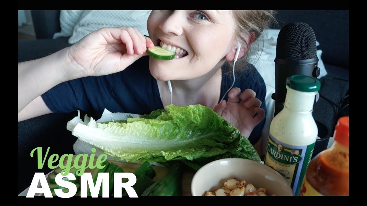 ASMR MUKBANG 먹방 // Veggie Platter (CRUNCHY EATING SOUNDS) Whispering | ASindyMR