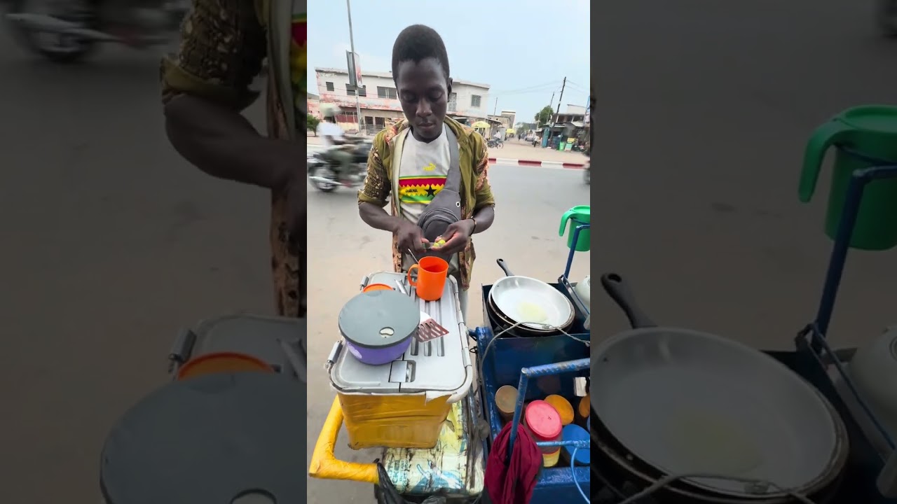 Того: лапша Индоми 🍜 Уличная еда в столице Ломе