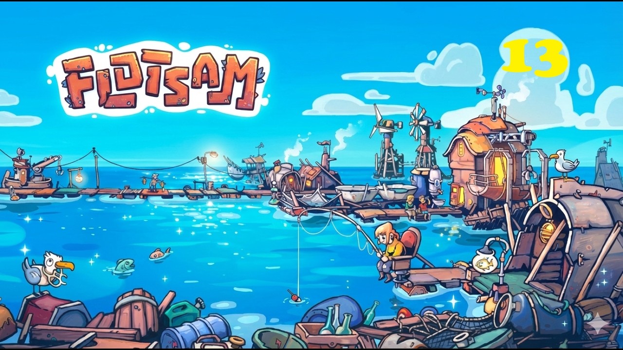 ¿Sin espacio para la basura? Expandimos el ALMACÉN y rescatamos a un náufrago | Flotsam