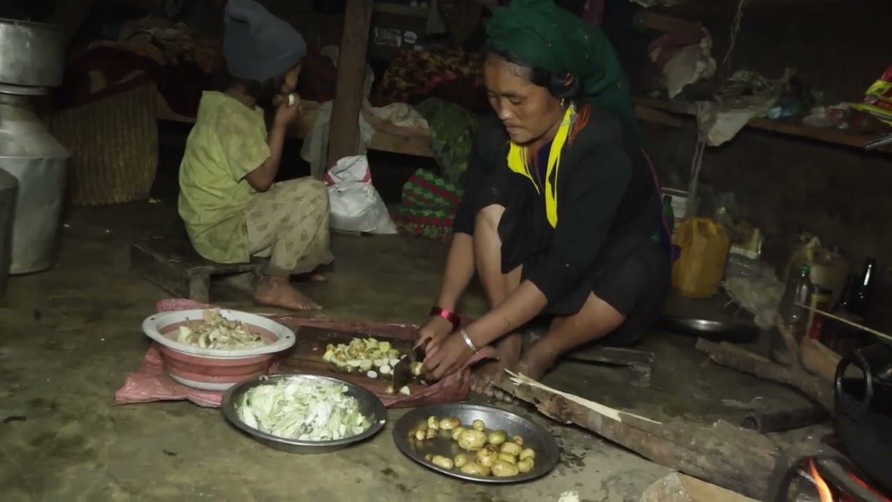 Myvillage official videos EP 1762 || Cooking and eating delicious food recipe in the village