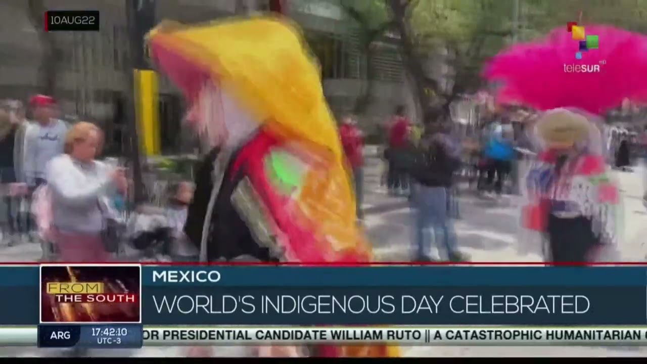 Mexican people celebrates International Day of the World's Indigenous People