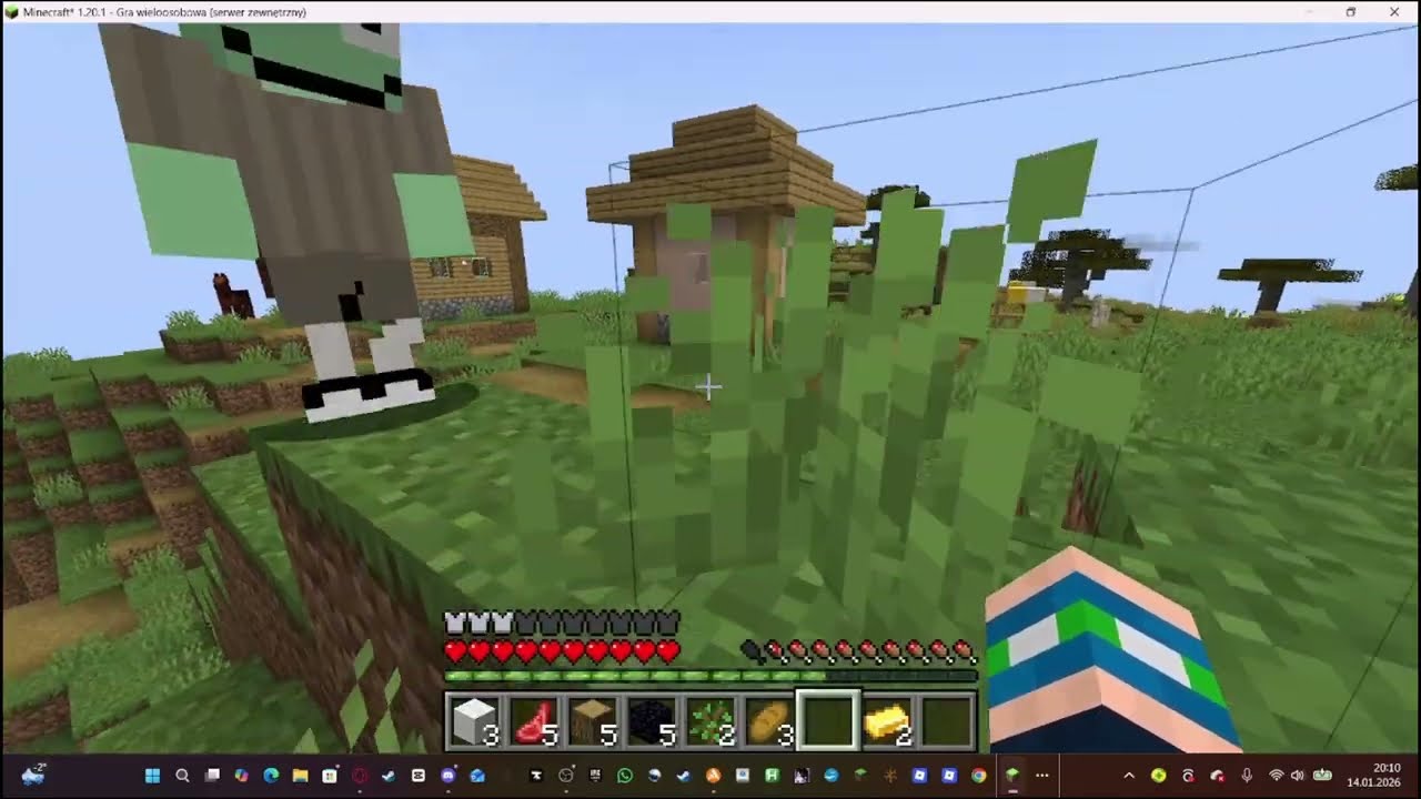 minecraft ale nagrywam z czesiem! minecraft z czesiem #1