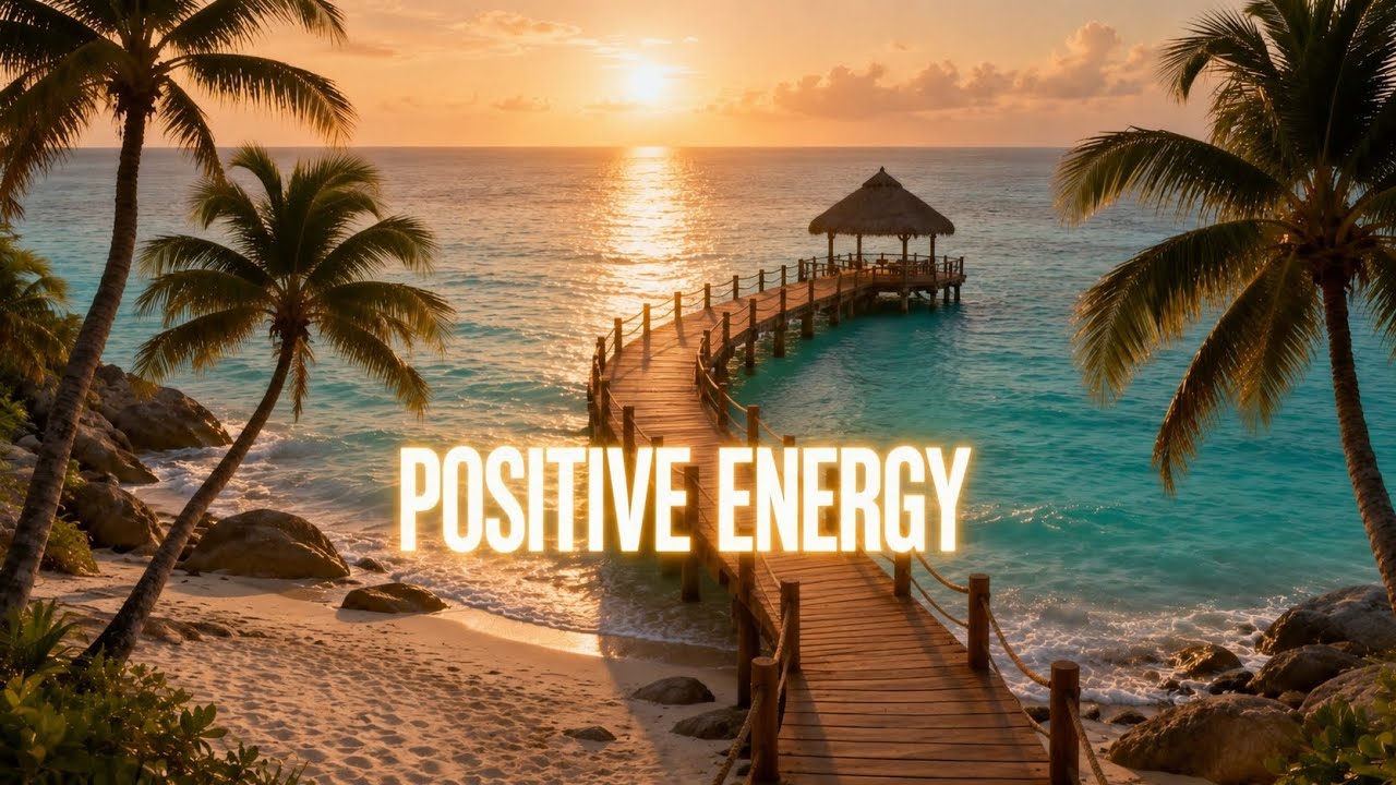 Positive Morning Energy 🌴 Tropical Sunrise Vibes to Start Your Day Happy