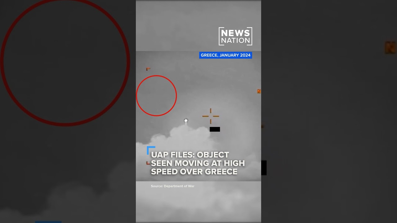 UAP files: Object seen moving at high speed over Greece