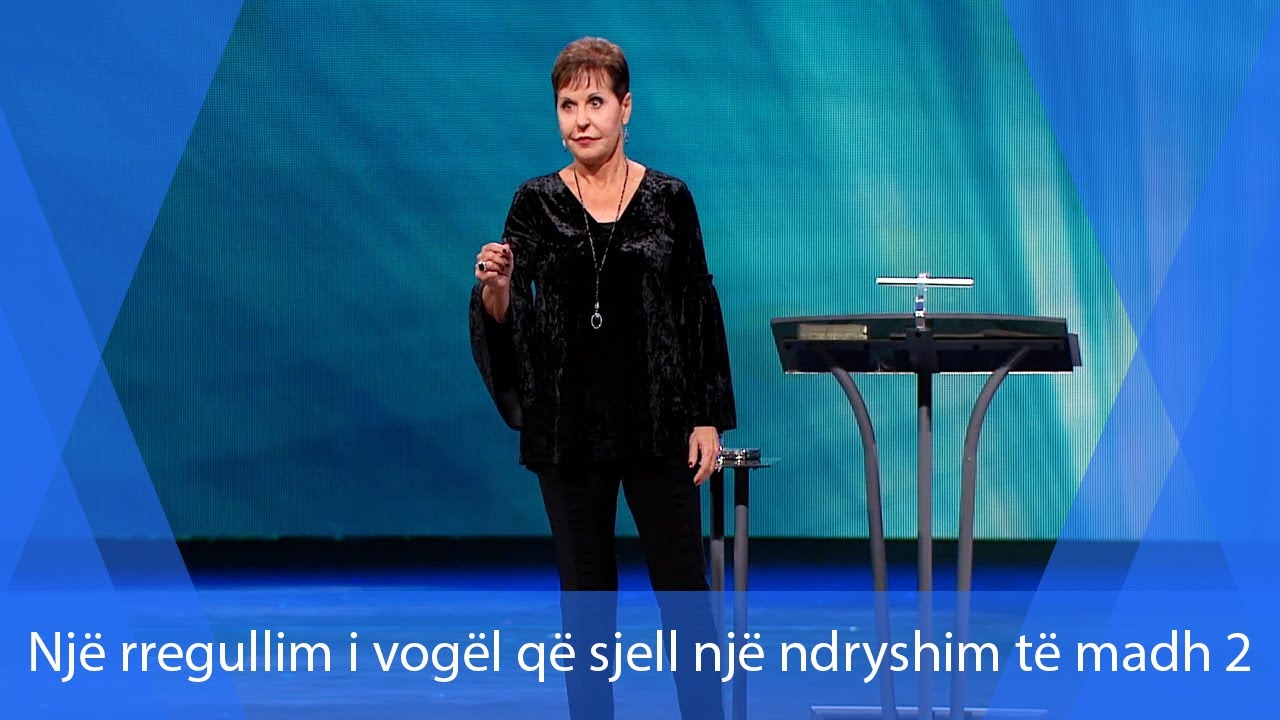 Joyce Meyer - Një rregullim i vogël që sjell një ndryshim të madh 2