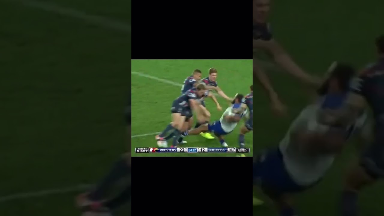 Kane evans shoulder charge on Sam cassiano